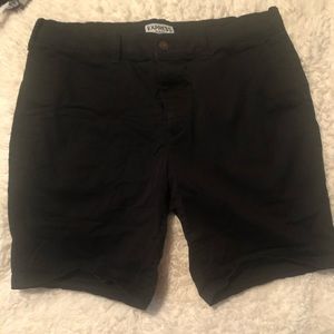 Express Men Black Shorts Slim